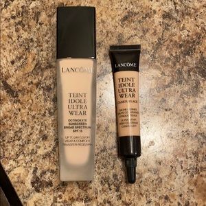 Lancôme foundation and concealer